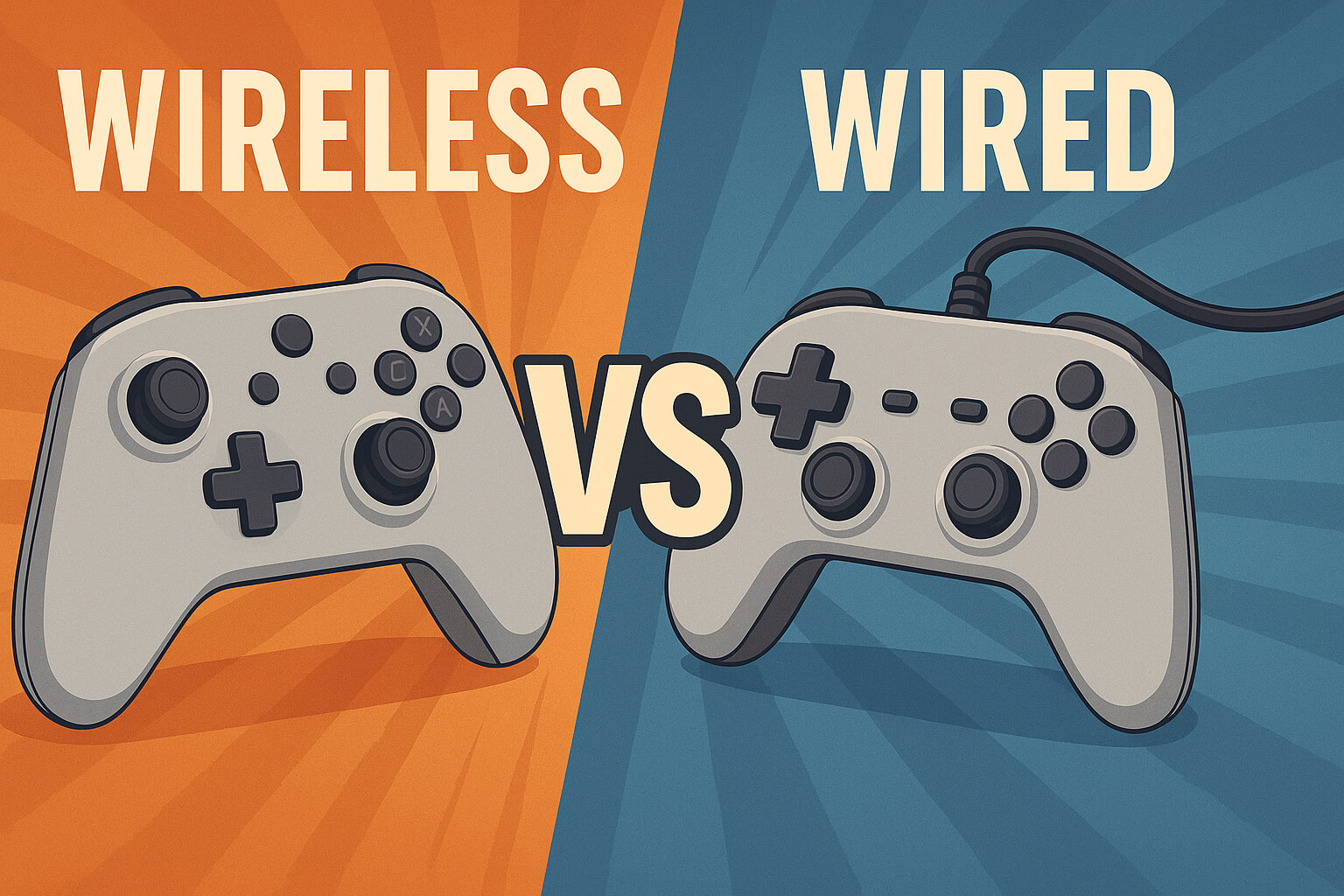 The Difference Between Wireless and Wired Game Controllers